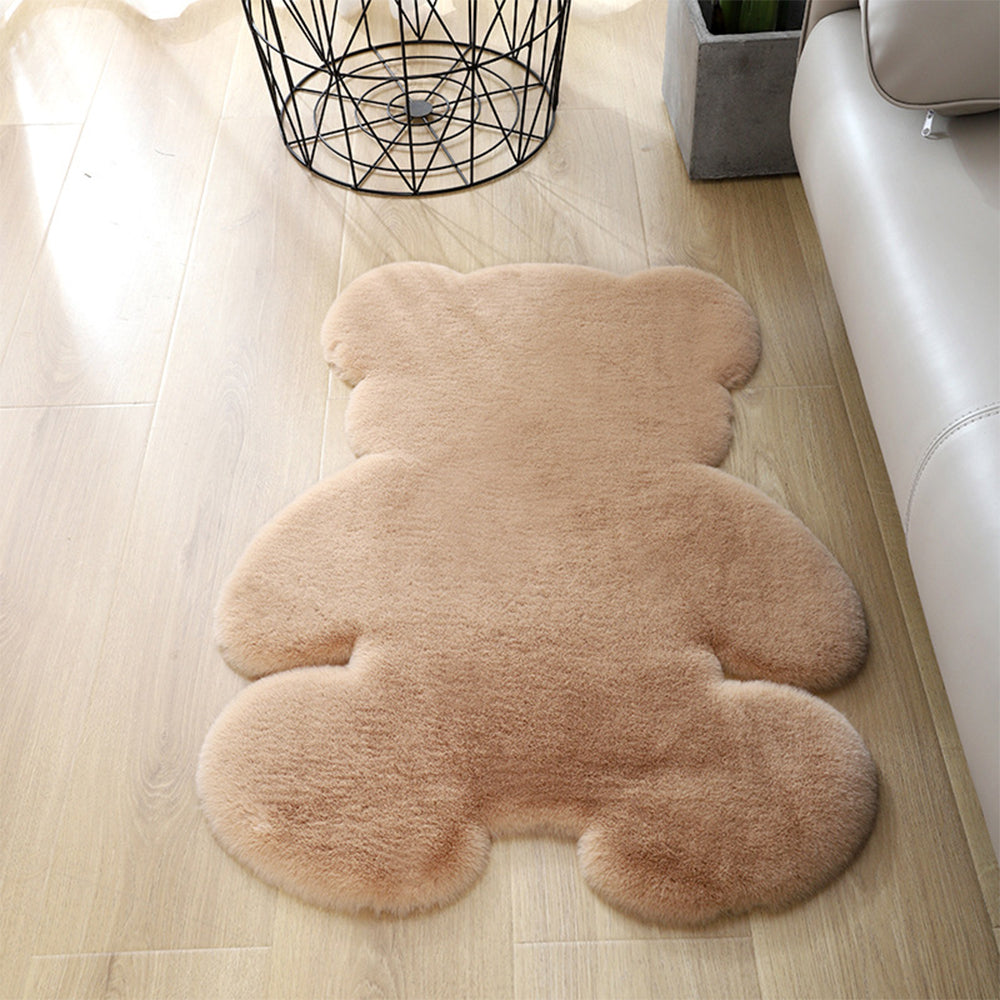 Bear Shaped Doormat-Brown