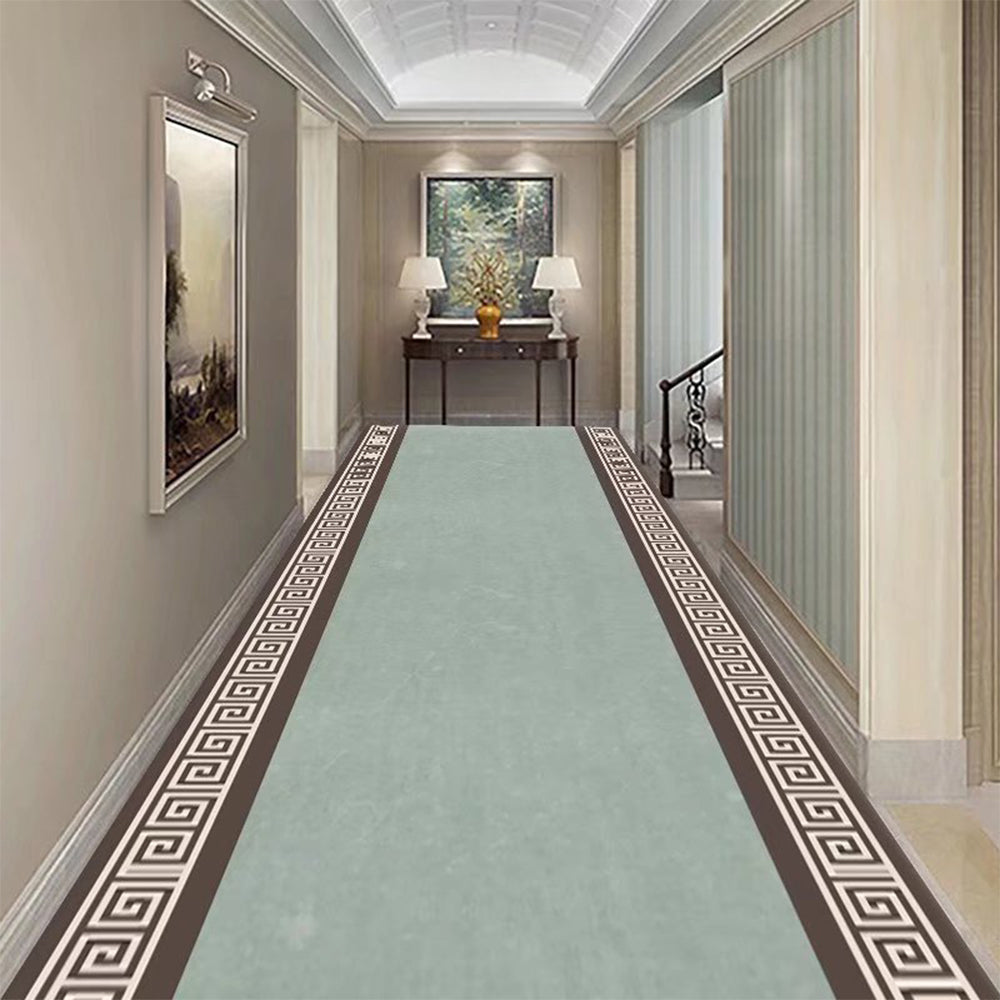 Geometric Hallway Area Long Rug