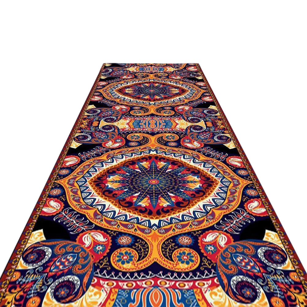 Geometric Hallway Area Long Rug