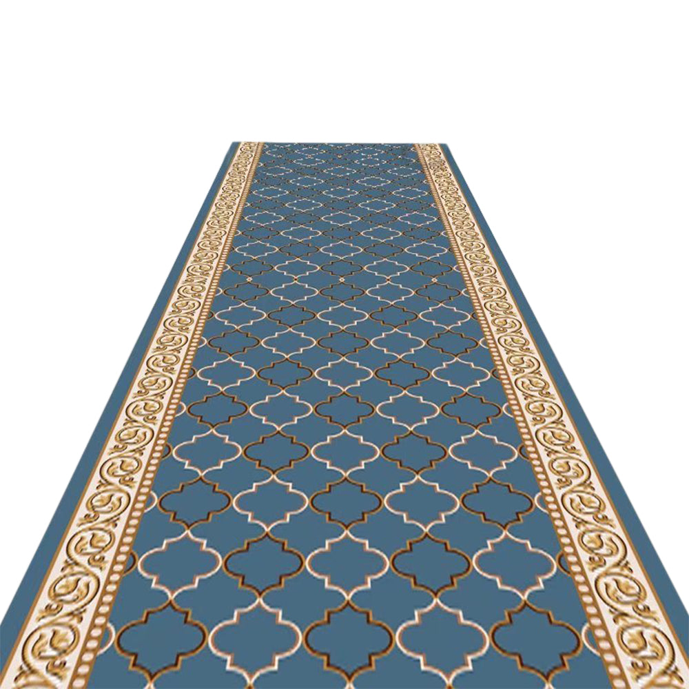 Geometric Hallway Area Long Rug