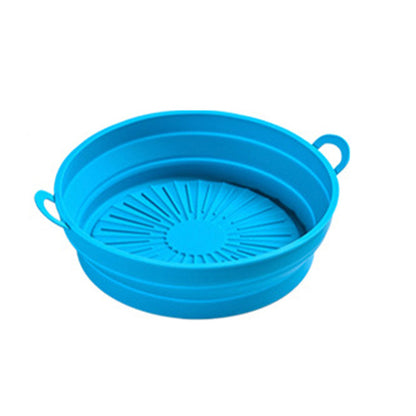 Foldable Air Fryer Silicone Pot Oven Baking Tray Pan Air Fryer Liner