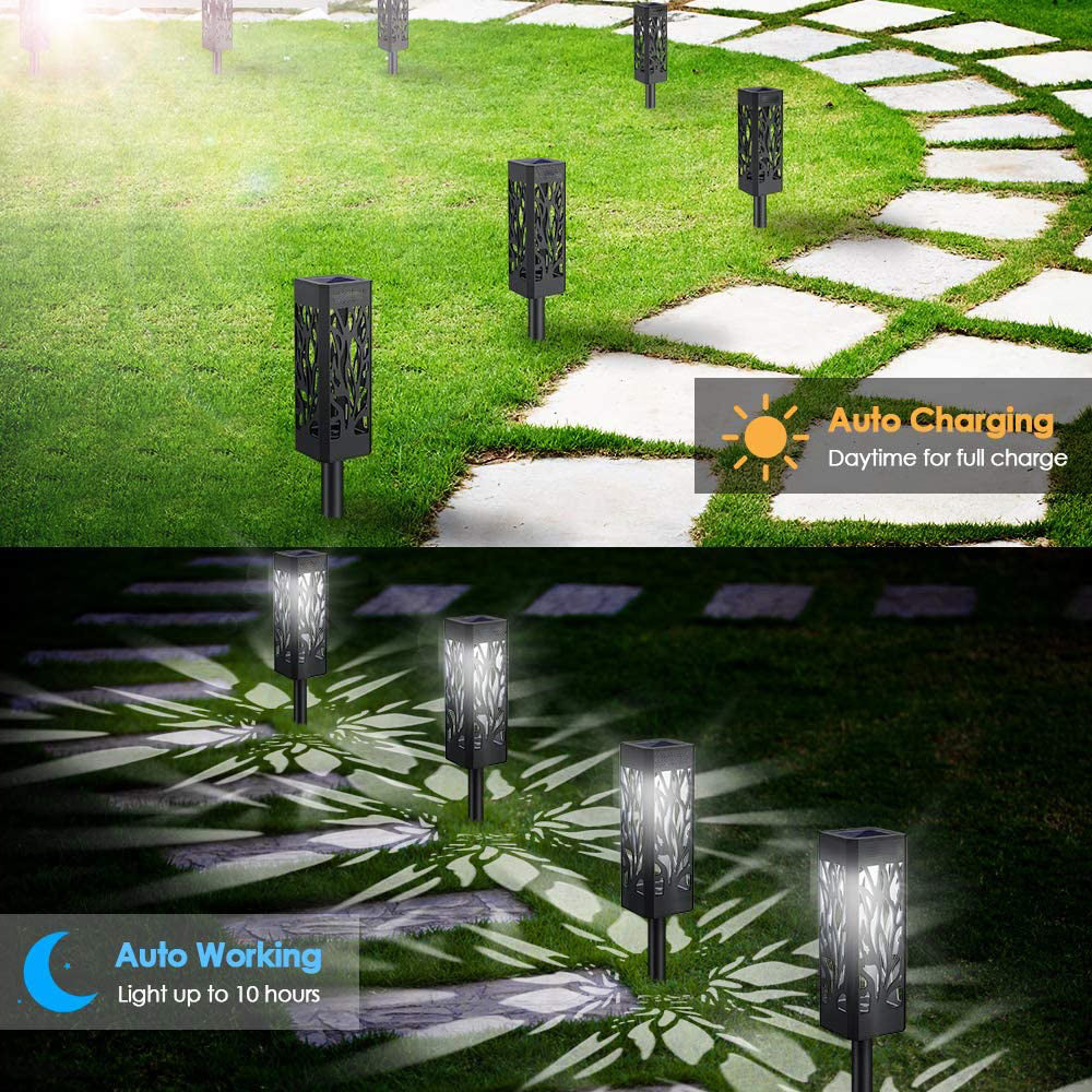 6-Pack Christmas LED Landscape Light Solar Garden Lights