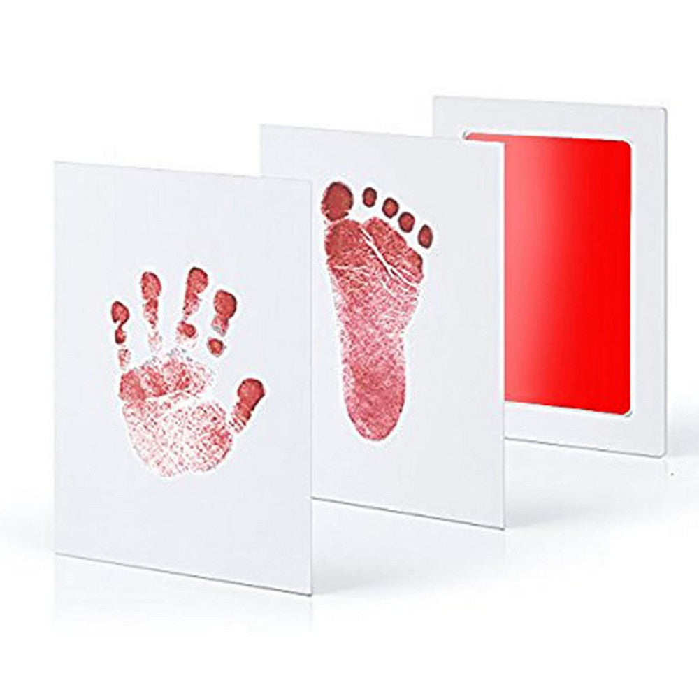 Dog Cat Paw Kids Footprint Pads Stamp Inkpad Memorial Souvenir DIY