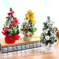 20cm Tabletop Mini Artificial Christmas Tree Ornaments Xmas Desktop Decor