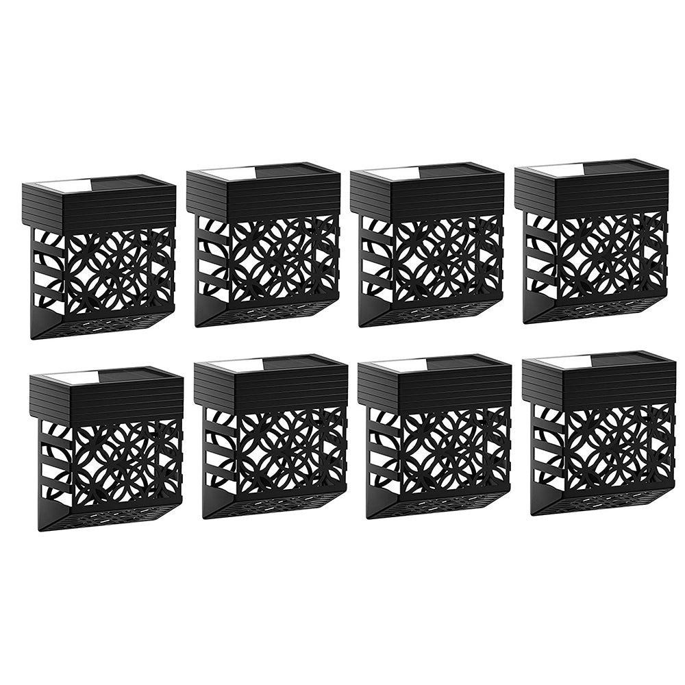 8 Pack Solar Powered Fence Lights