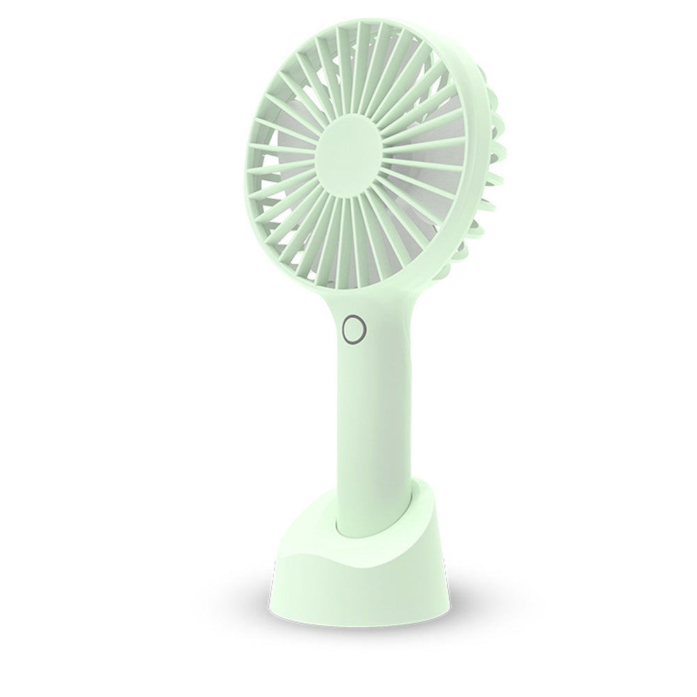 Portable USB Handheld Fan Rechargeable Desktop Fan with Phone Holder Base