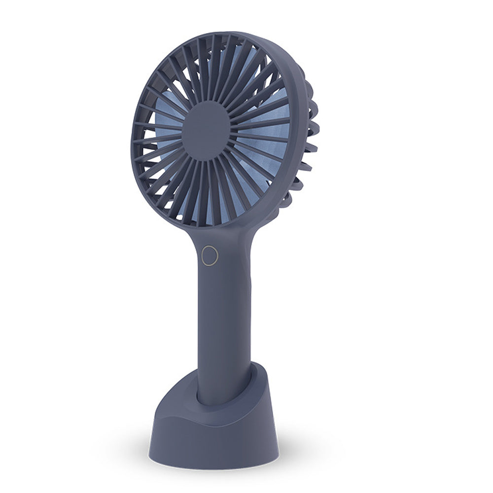 Portable USB Handheld Fan Rechargeable Desktop Fan with Phone Holder Base