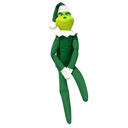 Christmas Grinch Inspired On The Shelf Xmas Ornament Elf Doll