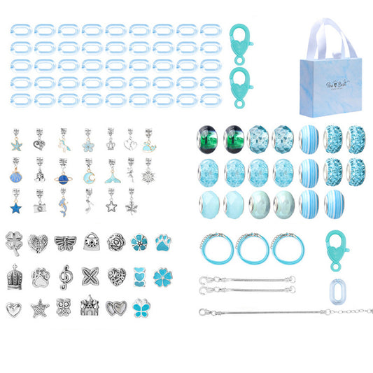 113Pcs DIY Charm Jewellery Bracelets Making Kit for Girls Gifts
