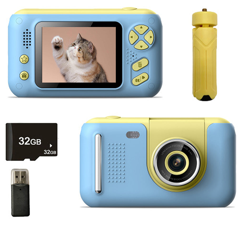 1080P Rechargeable Kids HD Compact Digital Camera with 32G Storage Card