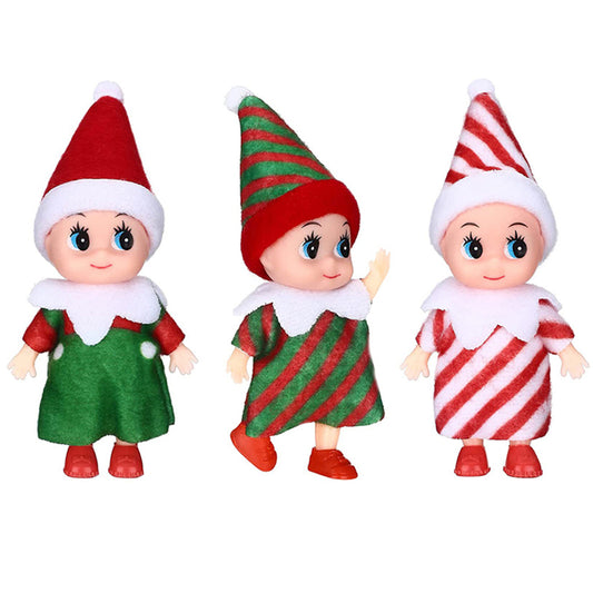 Christmas Elf Doll Xmas Kids Elf Doll Christmas Decoration