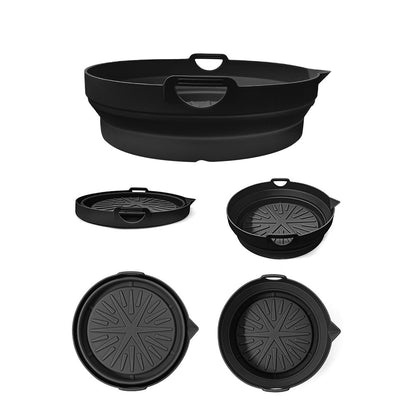 Foldable Air Fryer Silicone Pot Oven Baking Tray Pan Air Fryer Liner