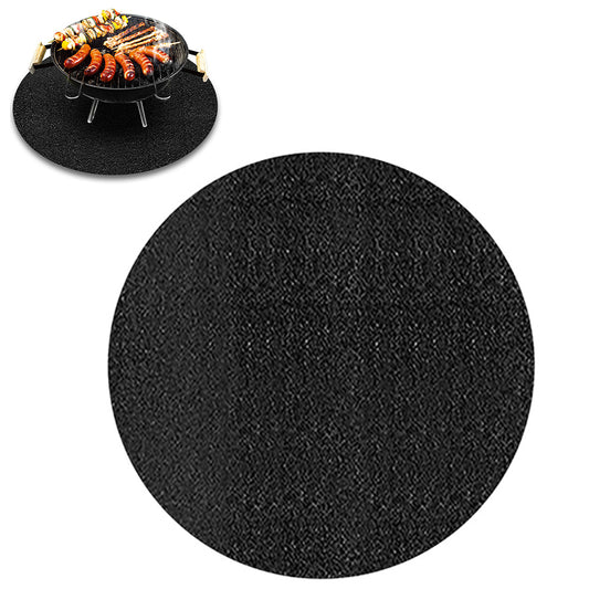 Round Fireproof Pad Heat Deflector BBQ Floor Protective Mat