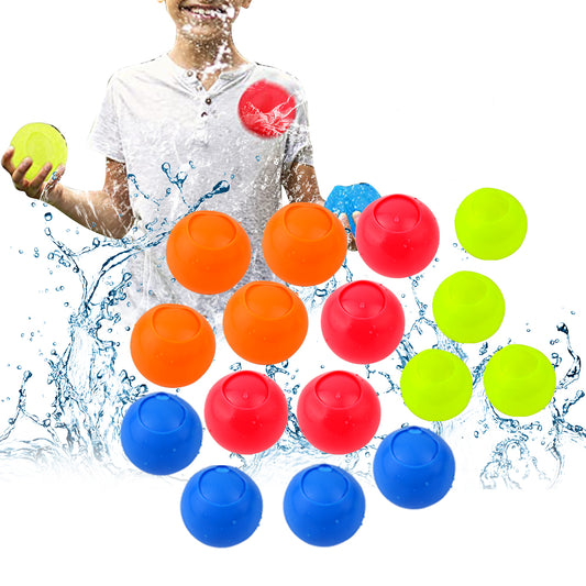 16Pcs Reusable Water Balls Toy for Kids Adults
