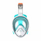 Full Face Snorkel Mask Set Anti-fog Anti-leak Dry Breathing System Security Diving Goggles