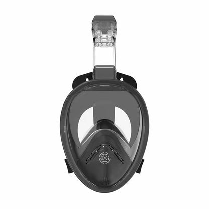 Full Face Snorkel Mask Set Anti-fog Anti-leak Dry Breathing System Security Diving Goggles