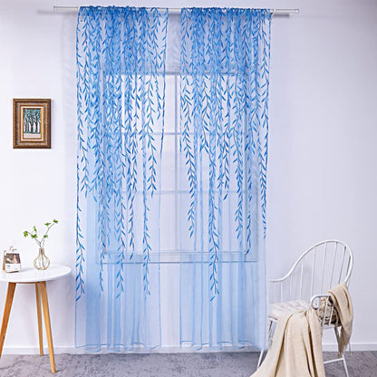 Pair of Willow Voile Tulle Curtains