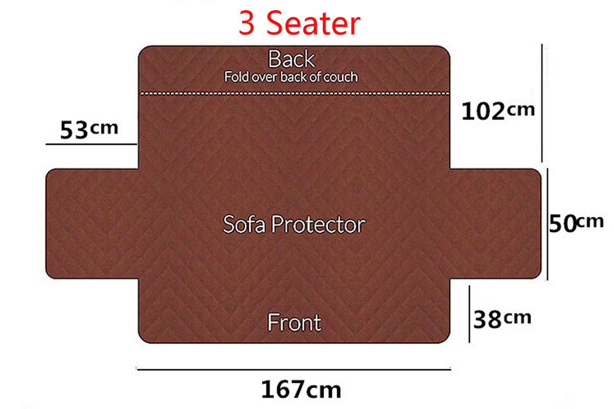 T-Shaped Recliner Couch Cover