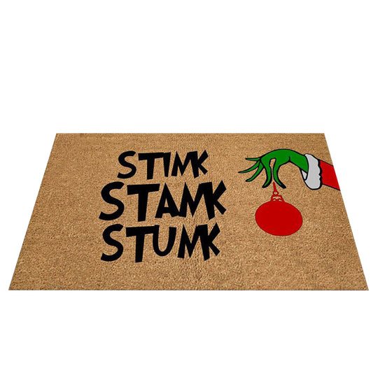 Christmas Grinch Hand Welcome Floor Mat