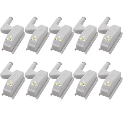 10Pcs LED Hinge Sensor Light