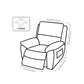 Stretch Recliner Cover-Leaf