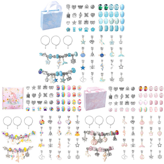 Christmas DIY Charm Bracelet Making Jewelry Kit for Teen Girls