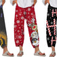 Women Christmas Relaxed Cropped Pants