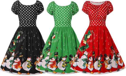 Christmas Polka Dot Dress